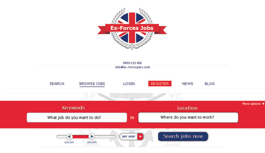 Ex-Forces Jobs Site