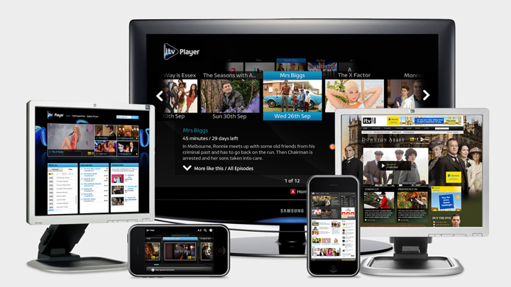 ITV Player Old Platform Designs