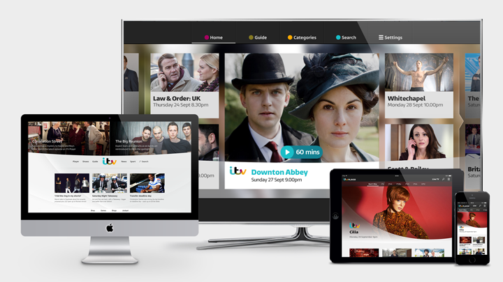 ITV Player Platform Designs